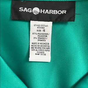 Vintage Sag Harbor Button Up Long Sleeve